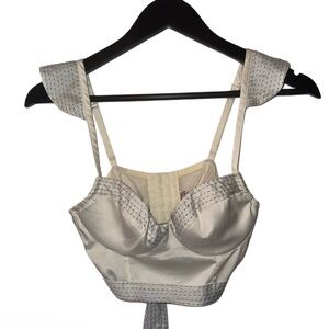 VS Victoria Secret Sexy Little Things White & Nlack Bralette